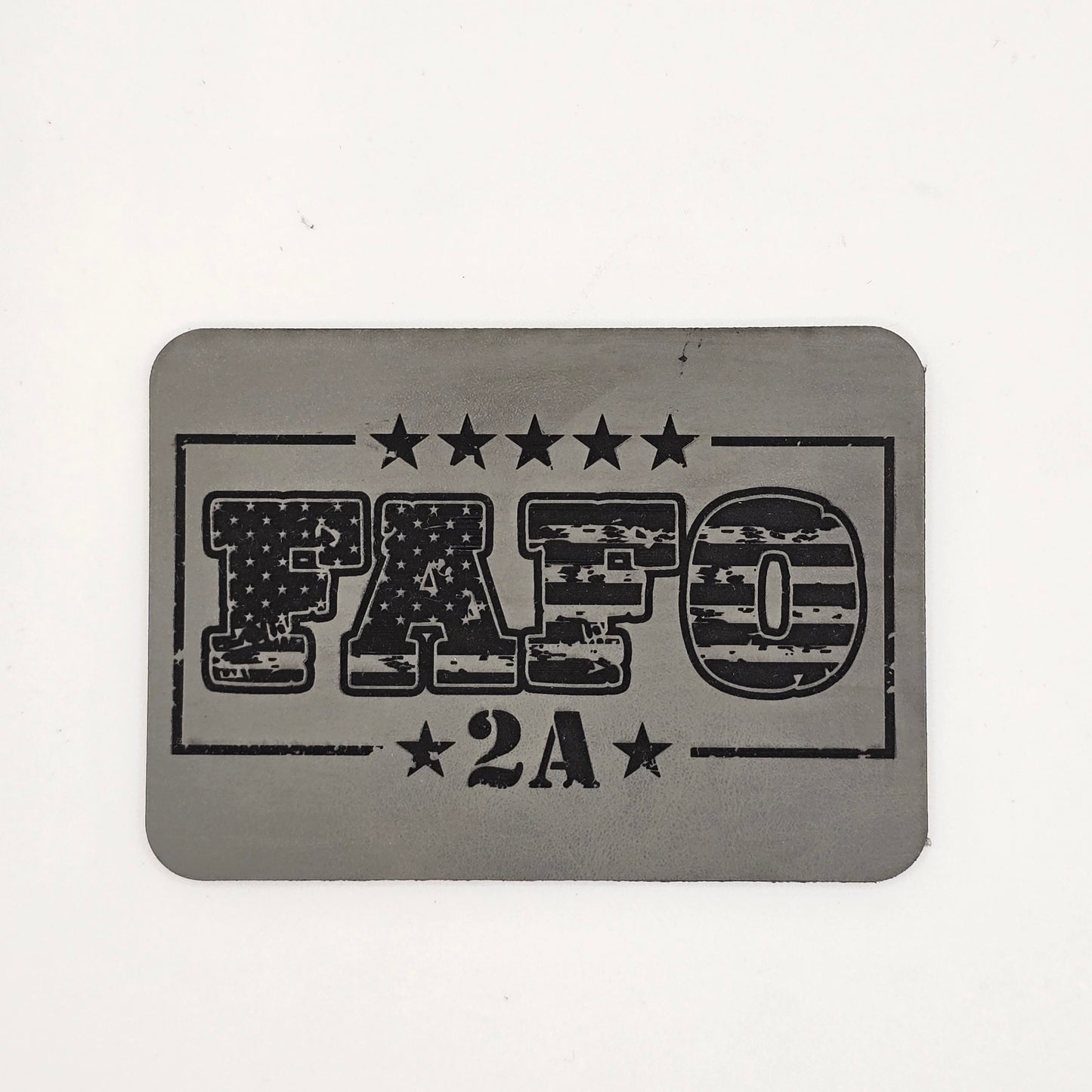 FAFO 2A Hat – Leather Patch for Second Amendment Support