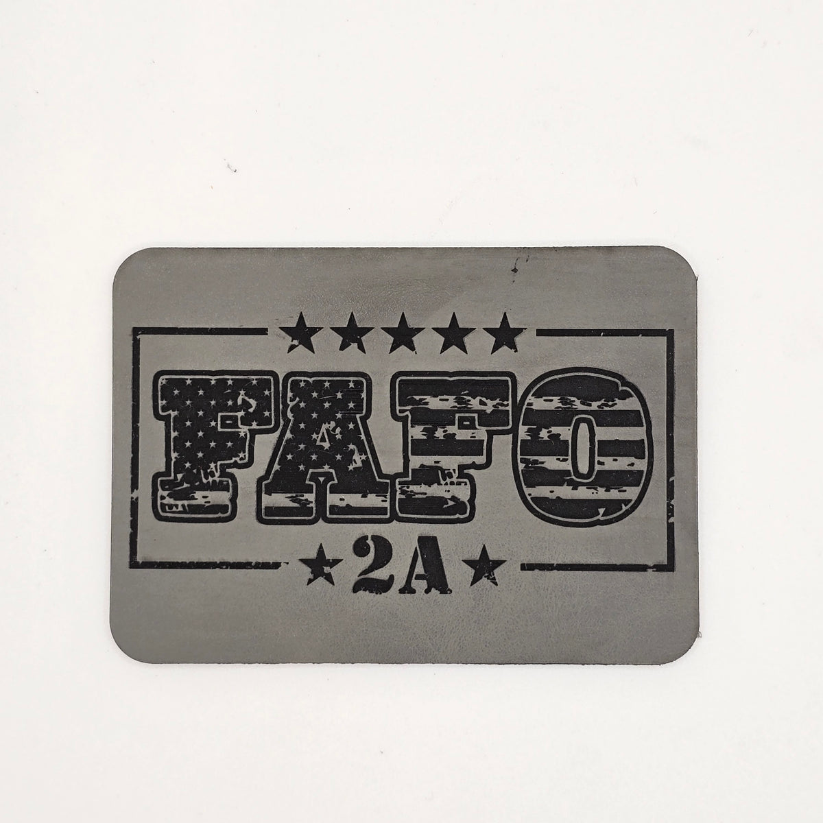 FAFO 2A Hat – Leather Patch for Second Amendment Support