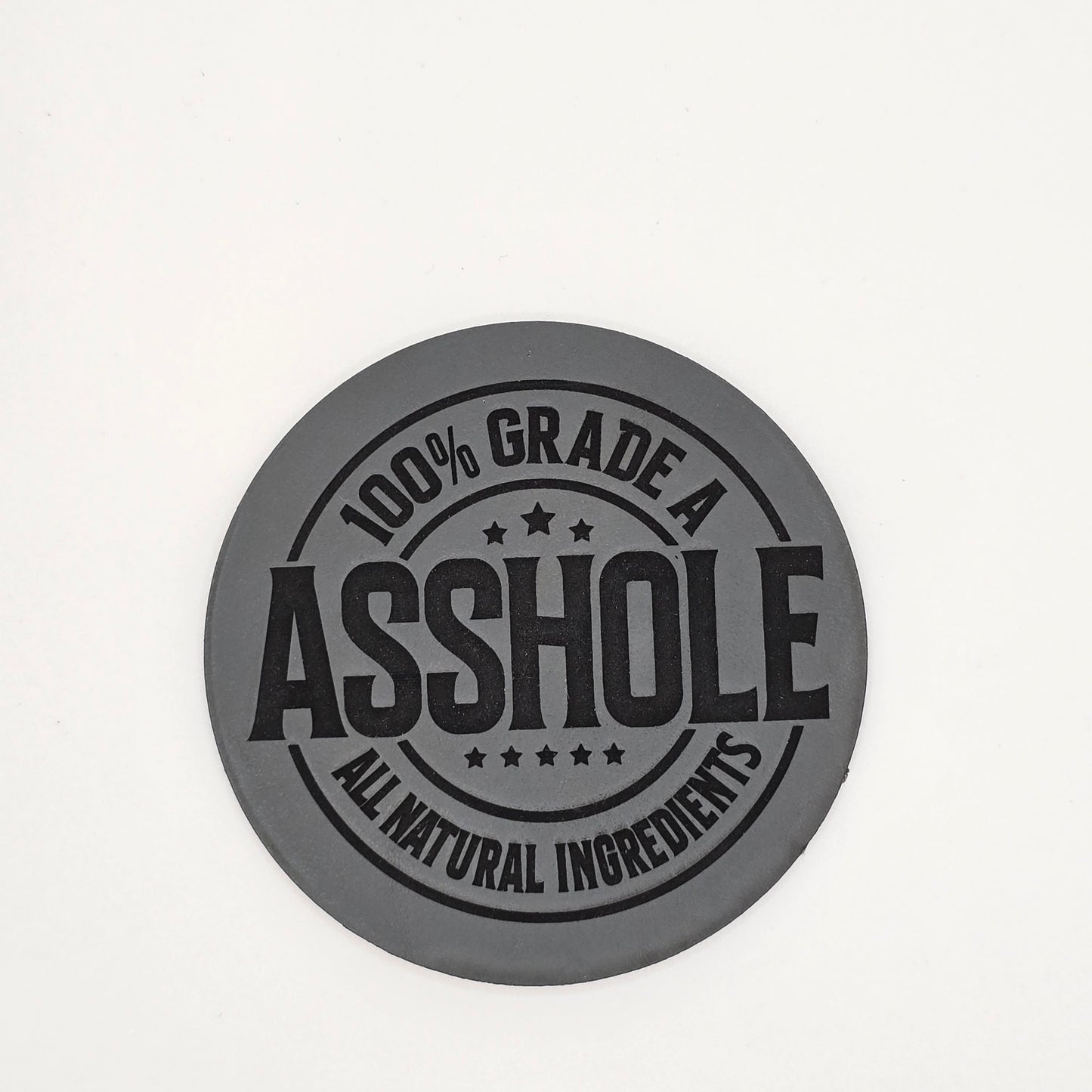 100% Grade A Asshole Patch – Laser Engraved Hat with Attitude