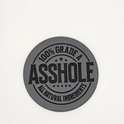 100% Grade A Asshole Patch – Laser Engraved Hat with Attitude