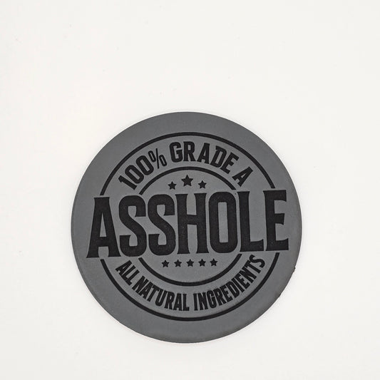 100% Grade A Asshole Patch – Laser Engraved Hat with Attitude