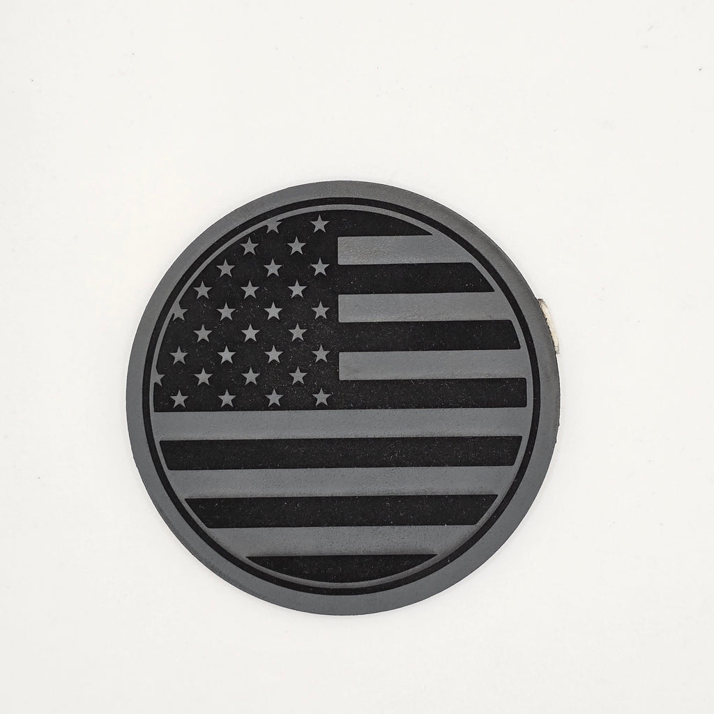 Circle Flag Hat – Leather Patch American Pride Cap
