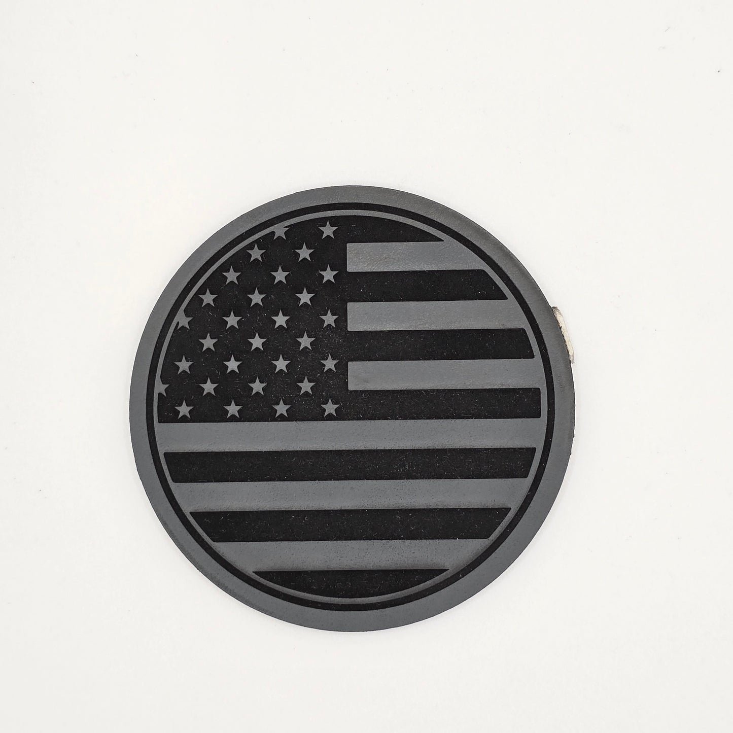 Circle Flag Hat – Leather Patch American Pride Cap