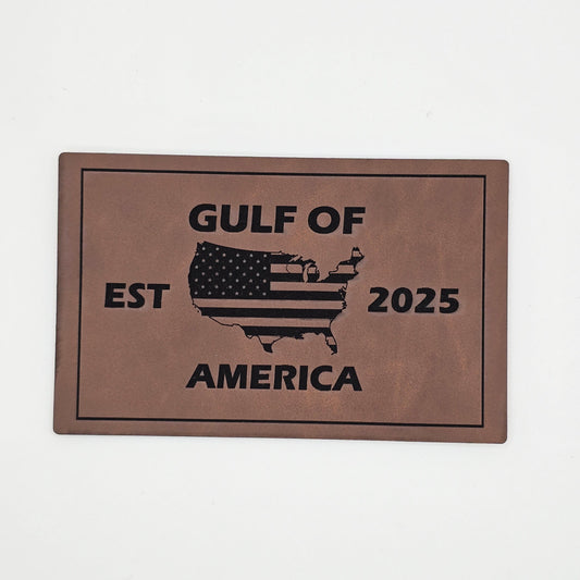 Gulf of America – Est. 2025 Leather Patch Hat