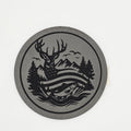 Patriotic Outdoors – Deer, Fish, Flag Leather Patch Hat