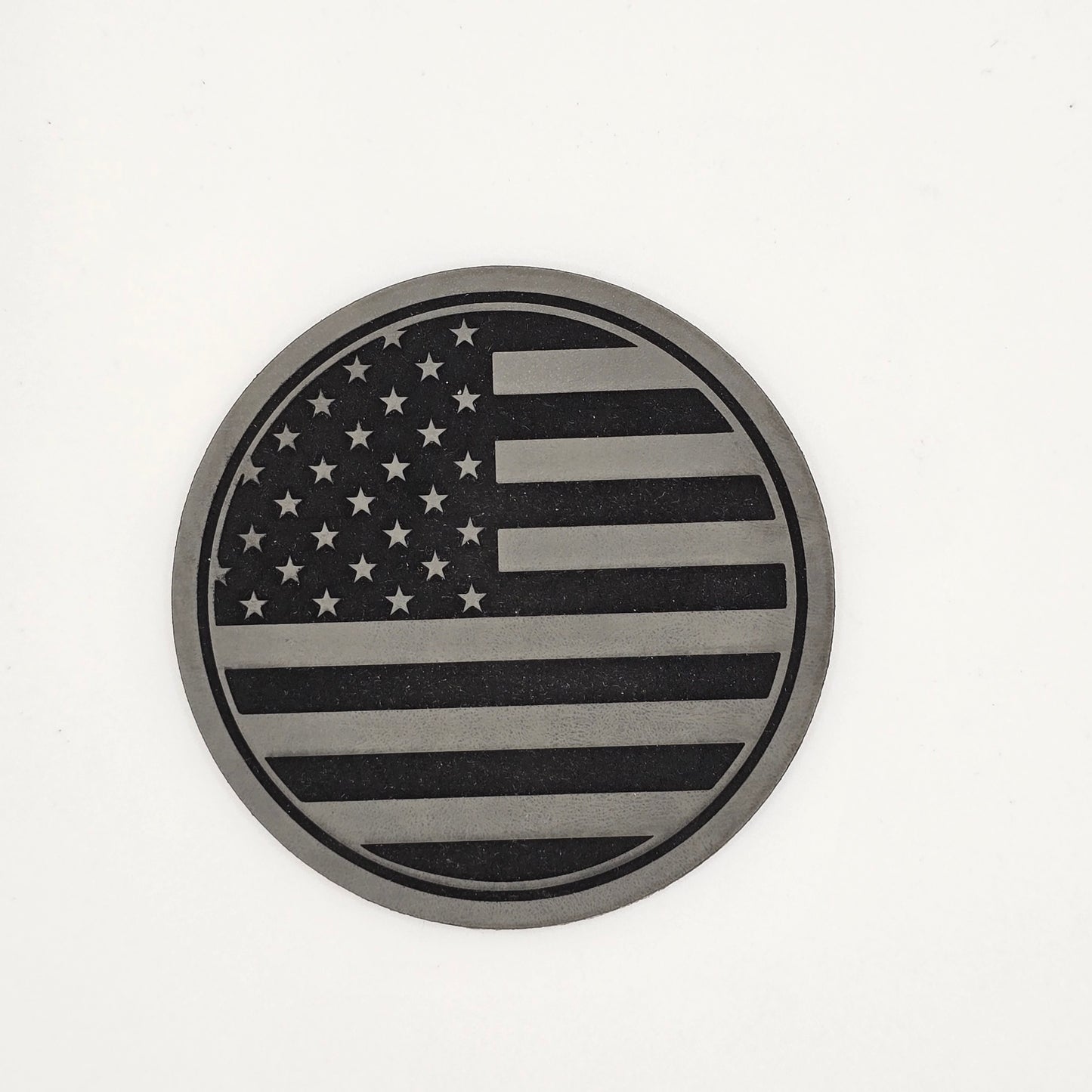 Circle Flag Hat – Leather Patch American Pride Cap