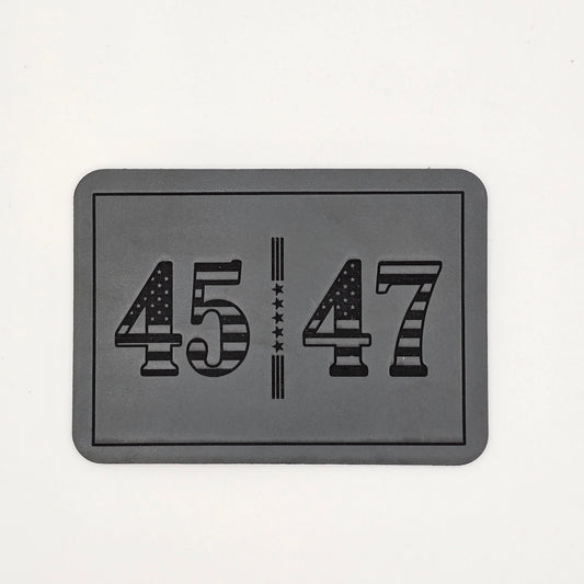 45 | 47 Hat – 2024 Election Leather Patch Cap
