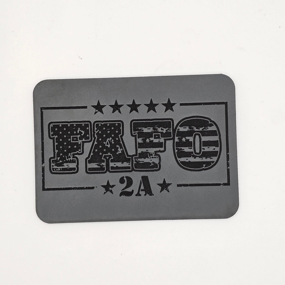 FAFO 2A Hat – Leather Patch for Second Amendment Support