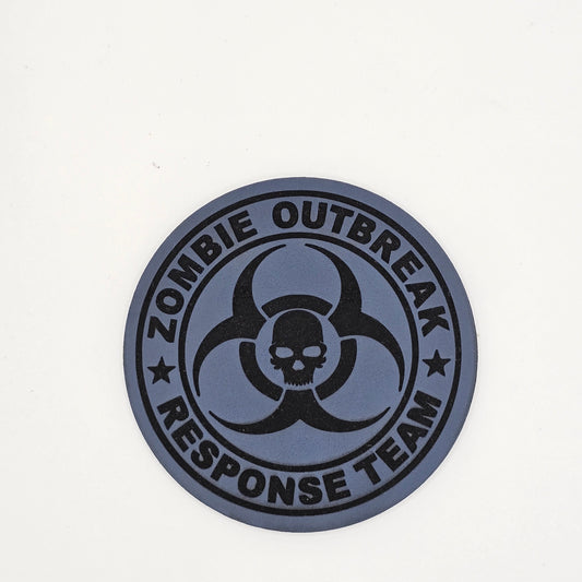 Zombie Outbreak Response Hat – Leather Patch Cap