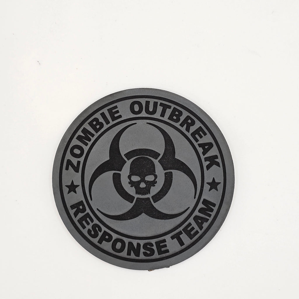 Zombie Outbreak Response Hat – Leather Patch Cap