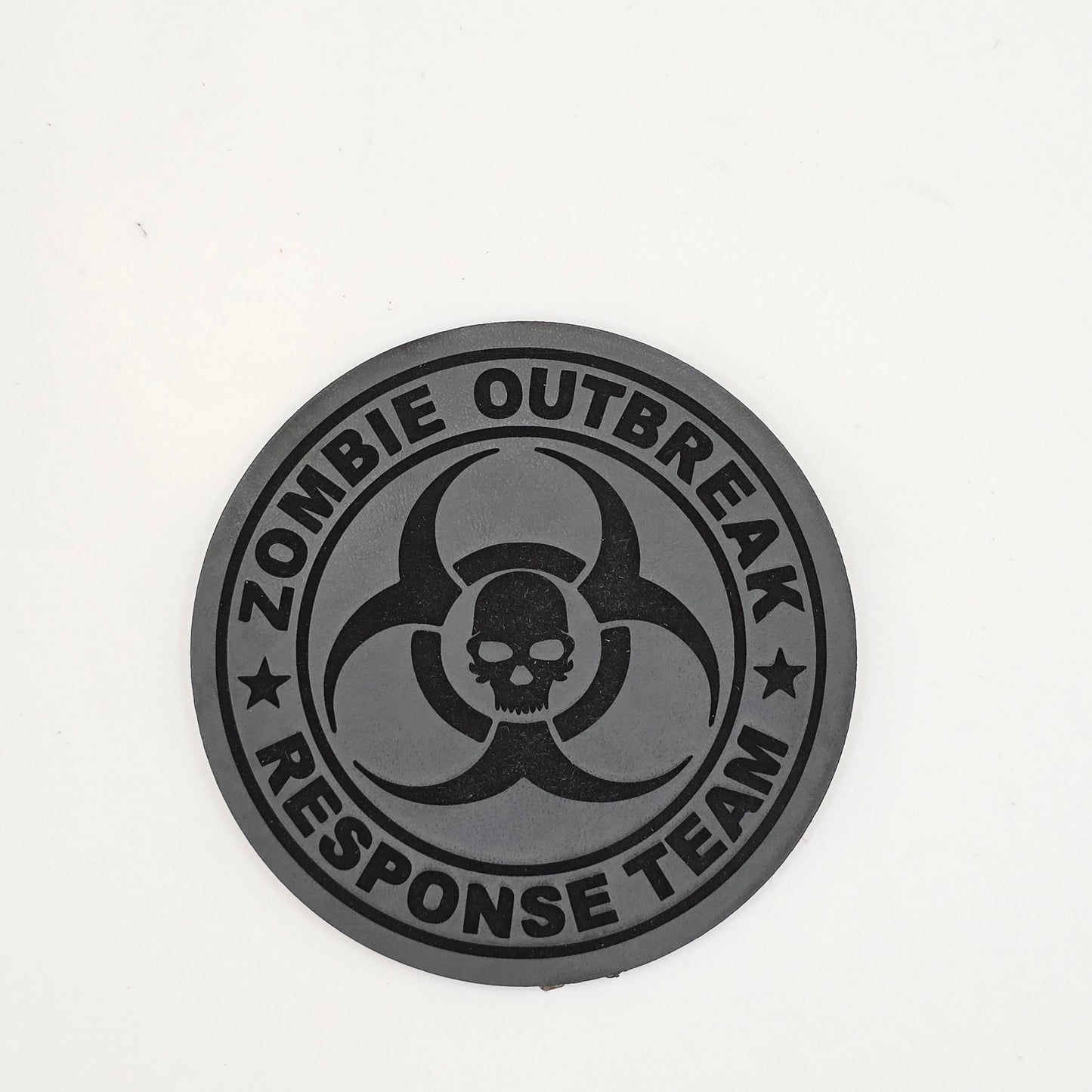 Zombie Outbreak Response Hat – Leather Patch Cap