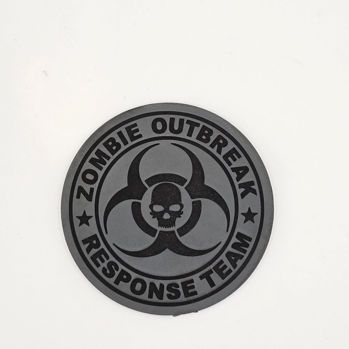 Zombie Outbreak Response Hat – Leather Patch Cap