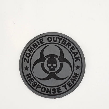 Zombie Outbreak Response Hat – Leather Patch Cap