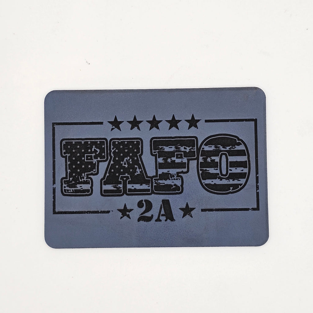 FAFO 2A Hat – Leather Patch for Second Amendment Support