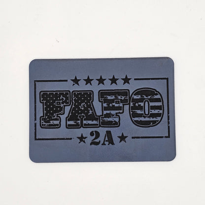 FAFO 2A Hat – Leather Patch for Second Amendment Support