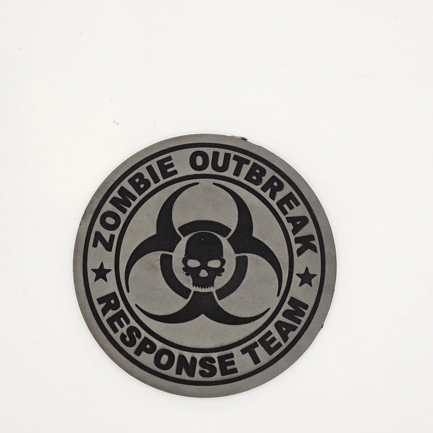 Zombie Outbreak Response Hat – Leather Patch Cap