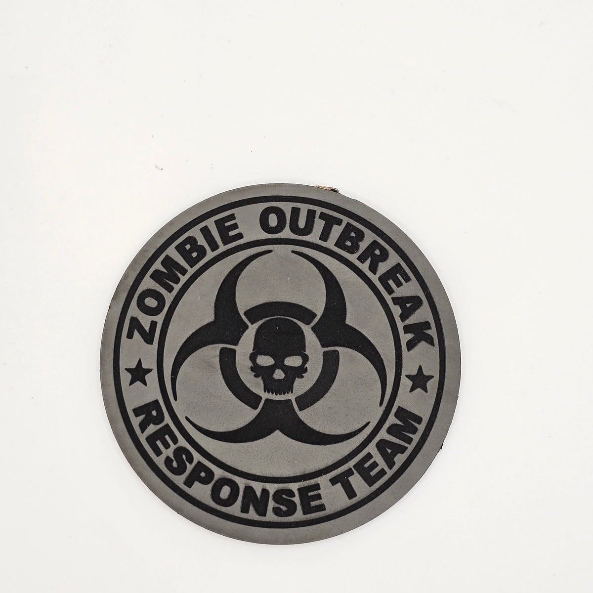 Zombie Outbreak Response Hat – Leather Patch Cap