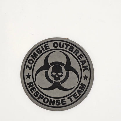 Zombie Outbreak Response Hat – Leather Patch Cap