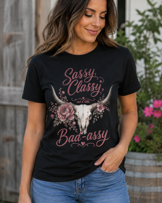 Sassy, Classy Cow Tee