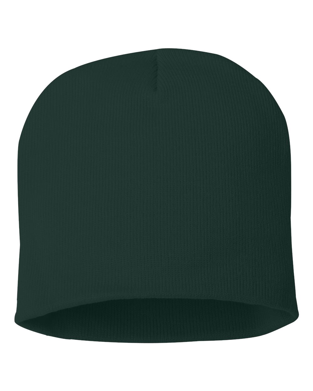 SP08 knit skull cap beanie – Forest – front view – variant-forest