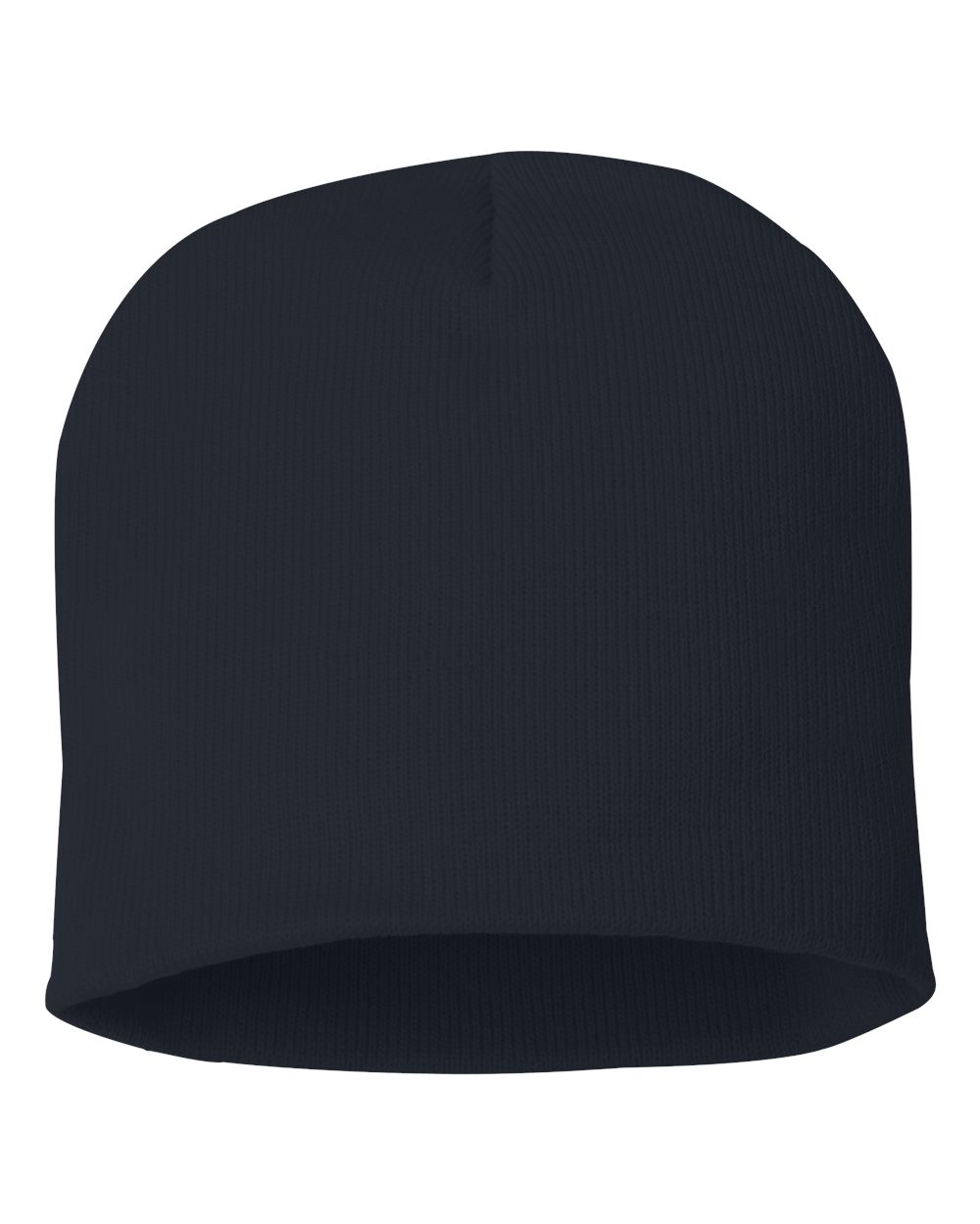 SP08 knit skull cap beanie – Navy – front view – variant-navy