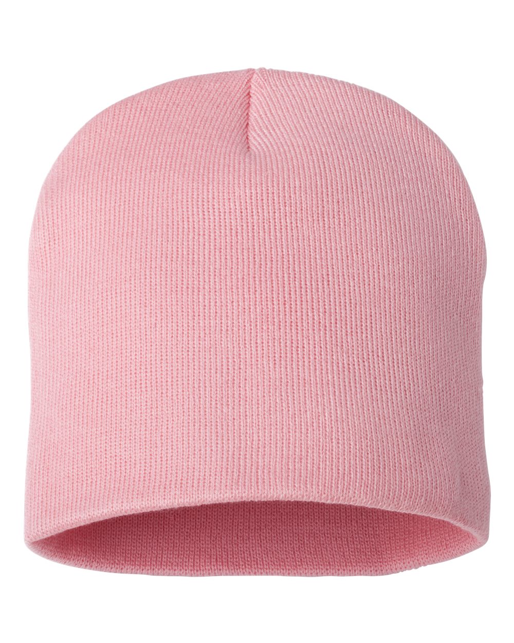 SP08 knit skull cap beanie – Pink – front view – variant-pink