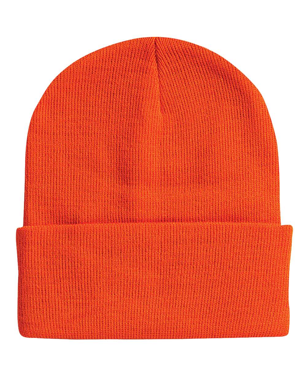 Sportsman SP12 cuffed beanie – Blaze Orange – back view – variant-blaze-orange