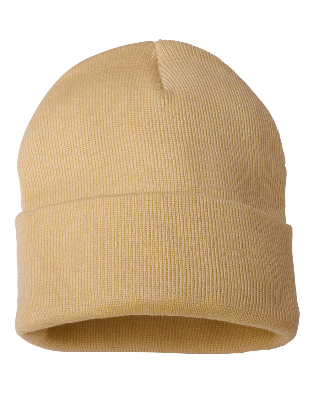 Sportsman SP12 cuffed beanie – Camel – front view – variant-camel