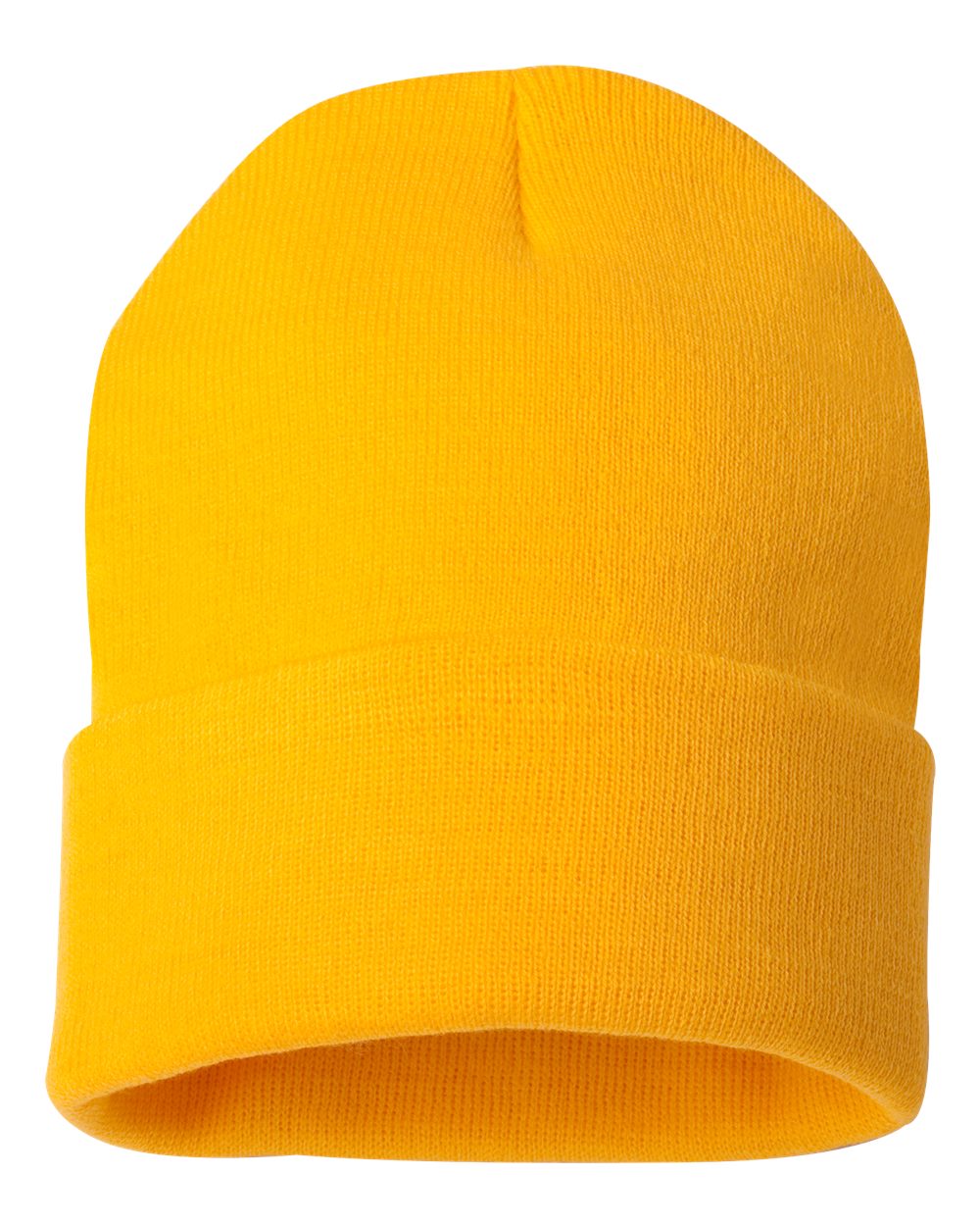 Sportsman SP12 cuffed beanie – Gold – front view – variant-gold
