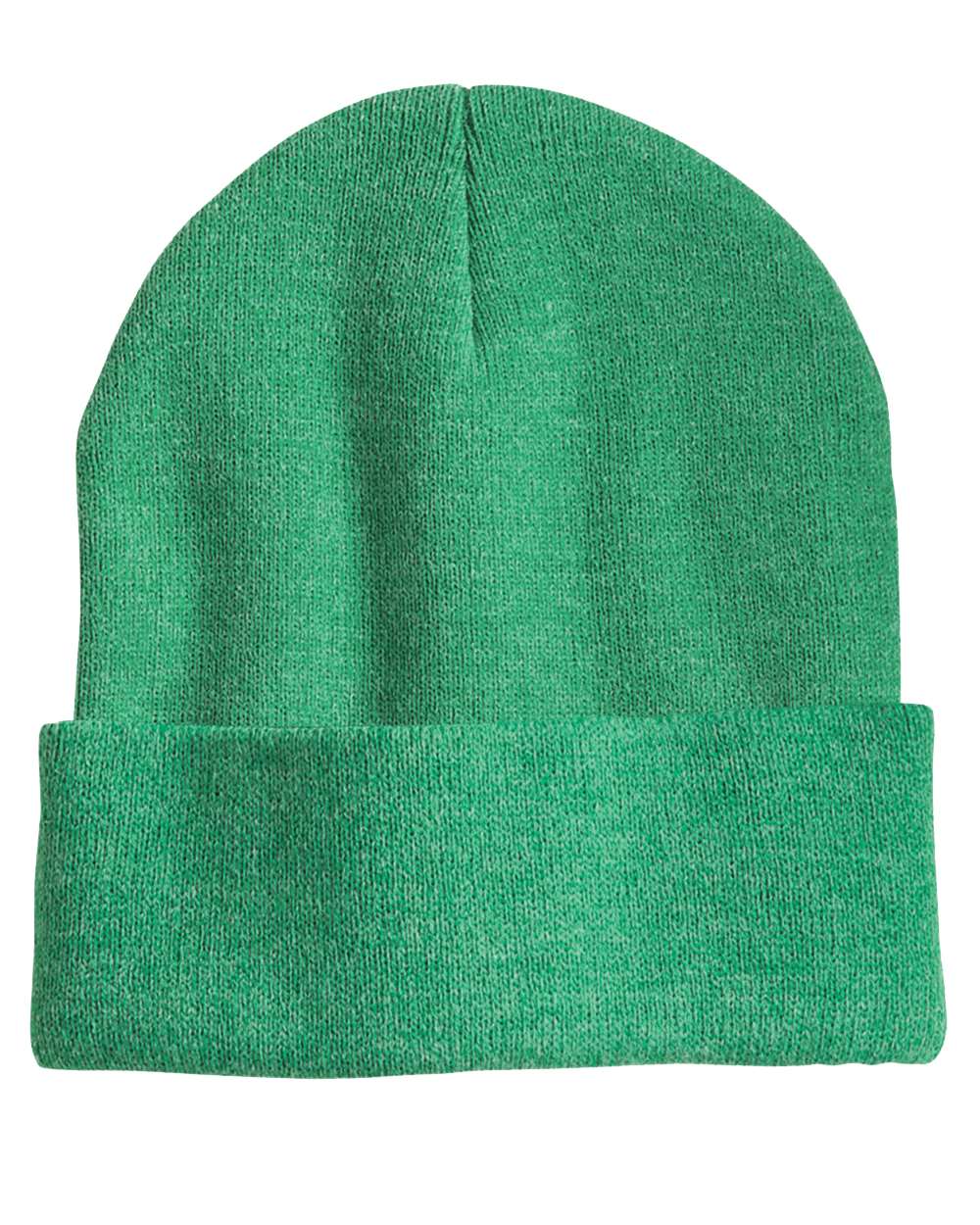 Sportsman SP12 cuffed beanie – Heather Kelly – front view – variant-heather-kelly