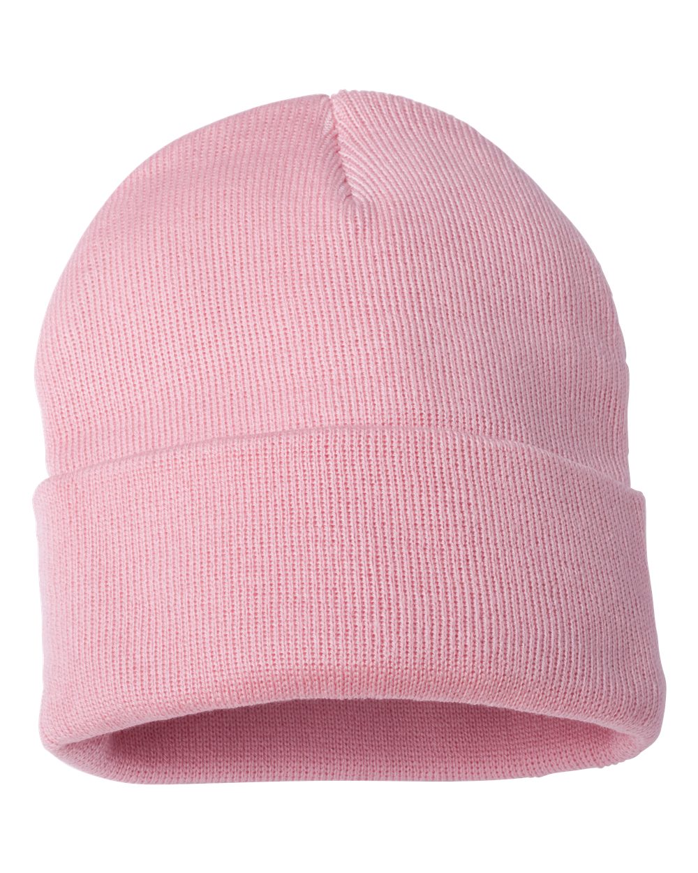 Sportsman SP12 cuffed beanie – Pink – front view – variant-pink