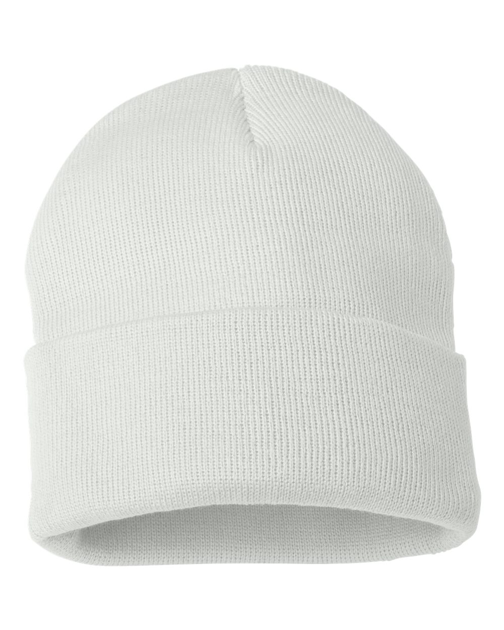 Sportsman SP12 cuffed beanie – White – front view – variant-white