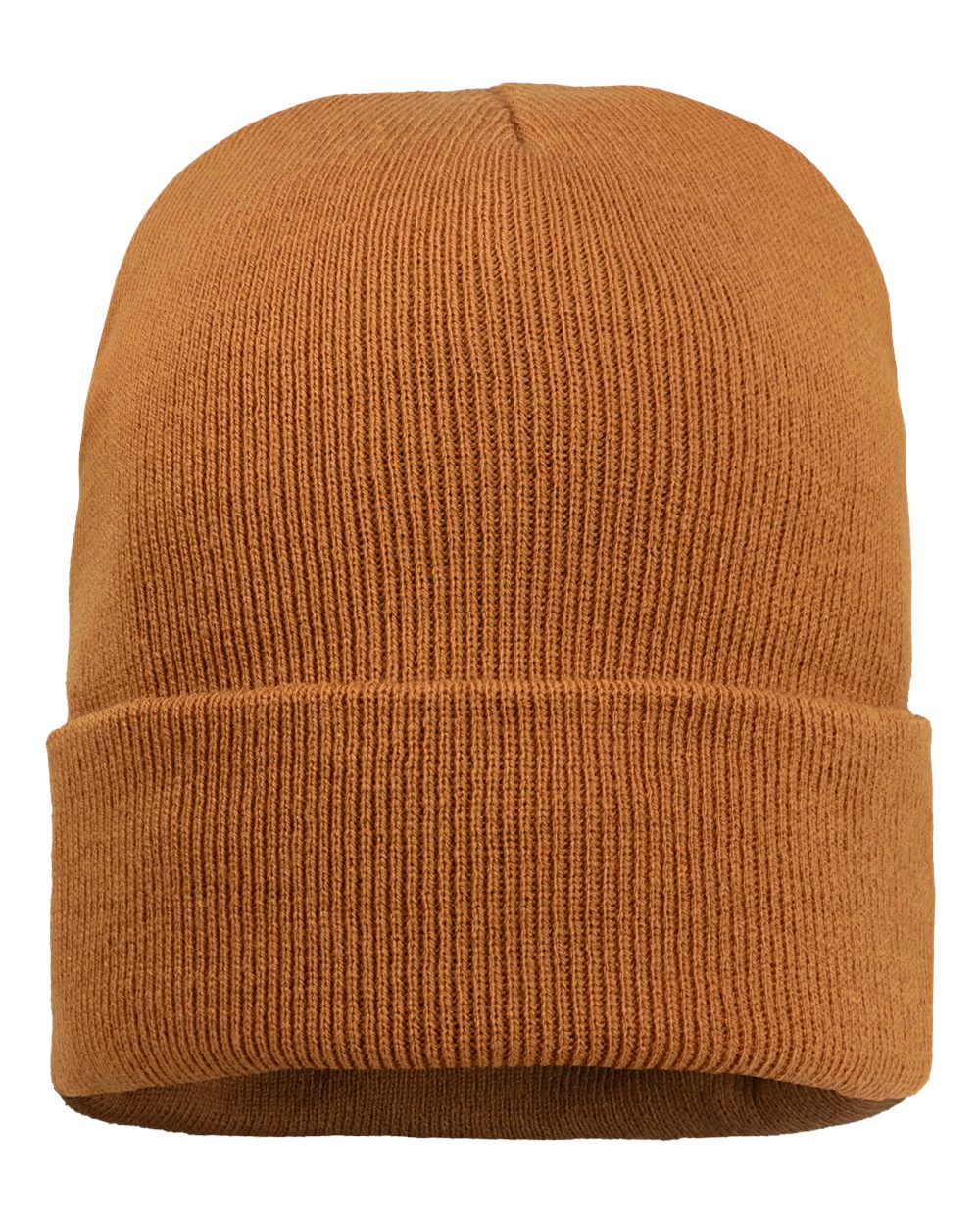 Sportsman SP12SL sherpa-lined cuffed beanie – Coyote Brown – back view – variant-coyote-brown