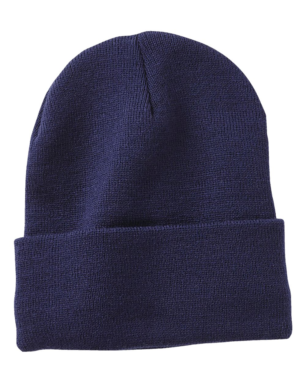 Sportsman SP12SL sherpa-lined cuffed beanie – Navy – front view – variant-navy