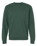 variant-alpine-green front-view | Alpine Green Independent Trading Co. SS3000 midweight crewneck sweatshirt, front view