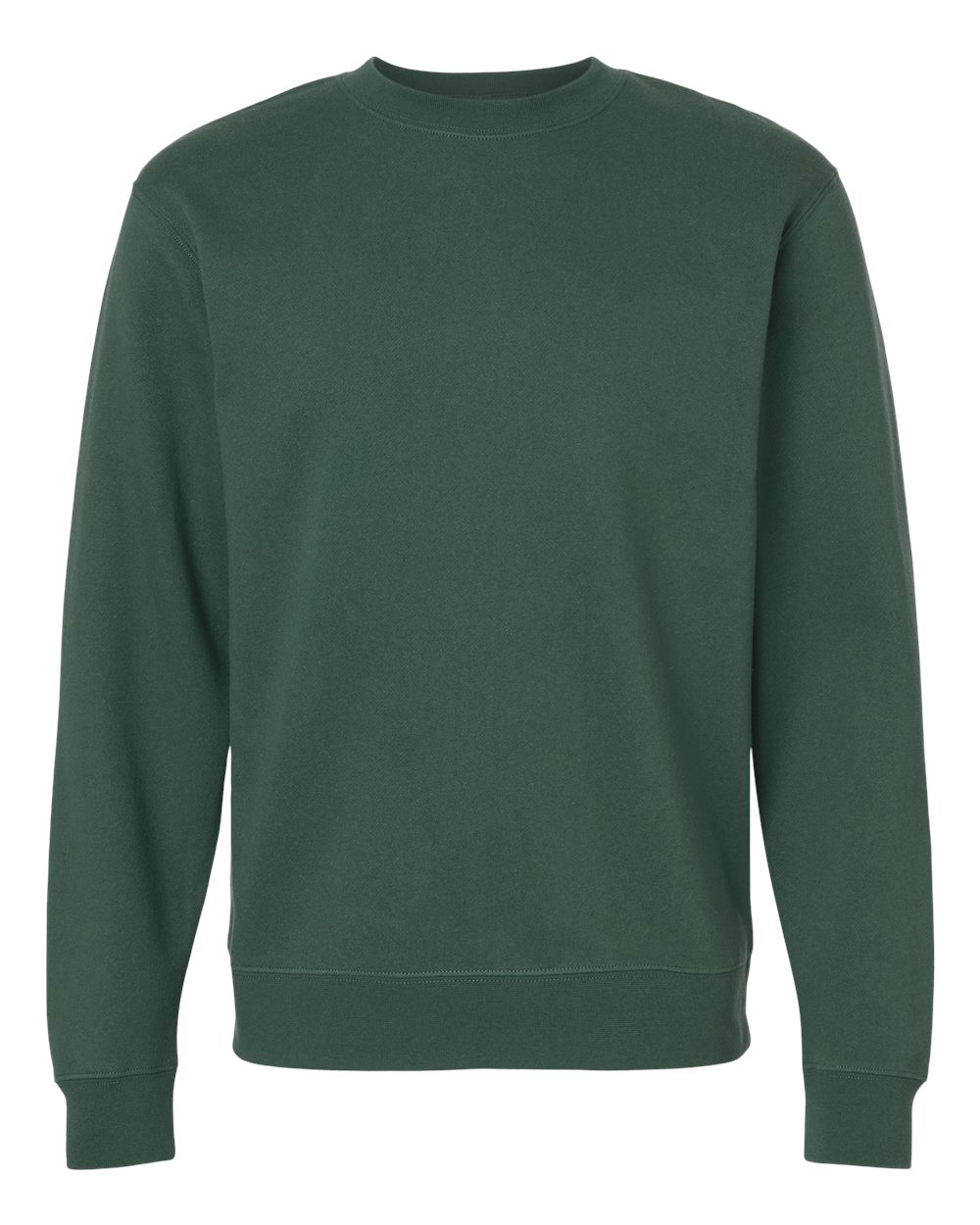 variant-alpine-green front-view | Alpine Green Independent Trading Co. SS3000 midweight crewneck sweatshirt, front view